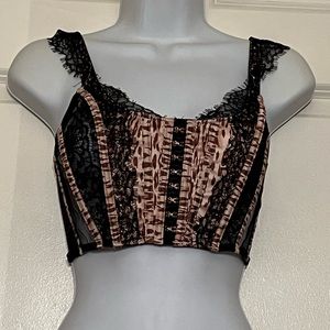 VS Cheetah Print Corset Sz: S